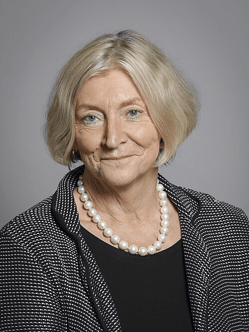 Portrait of Rosie Boycott, journalist and campaigner