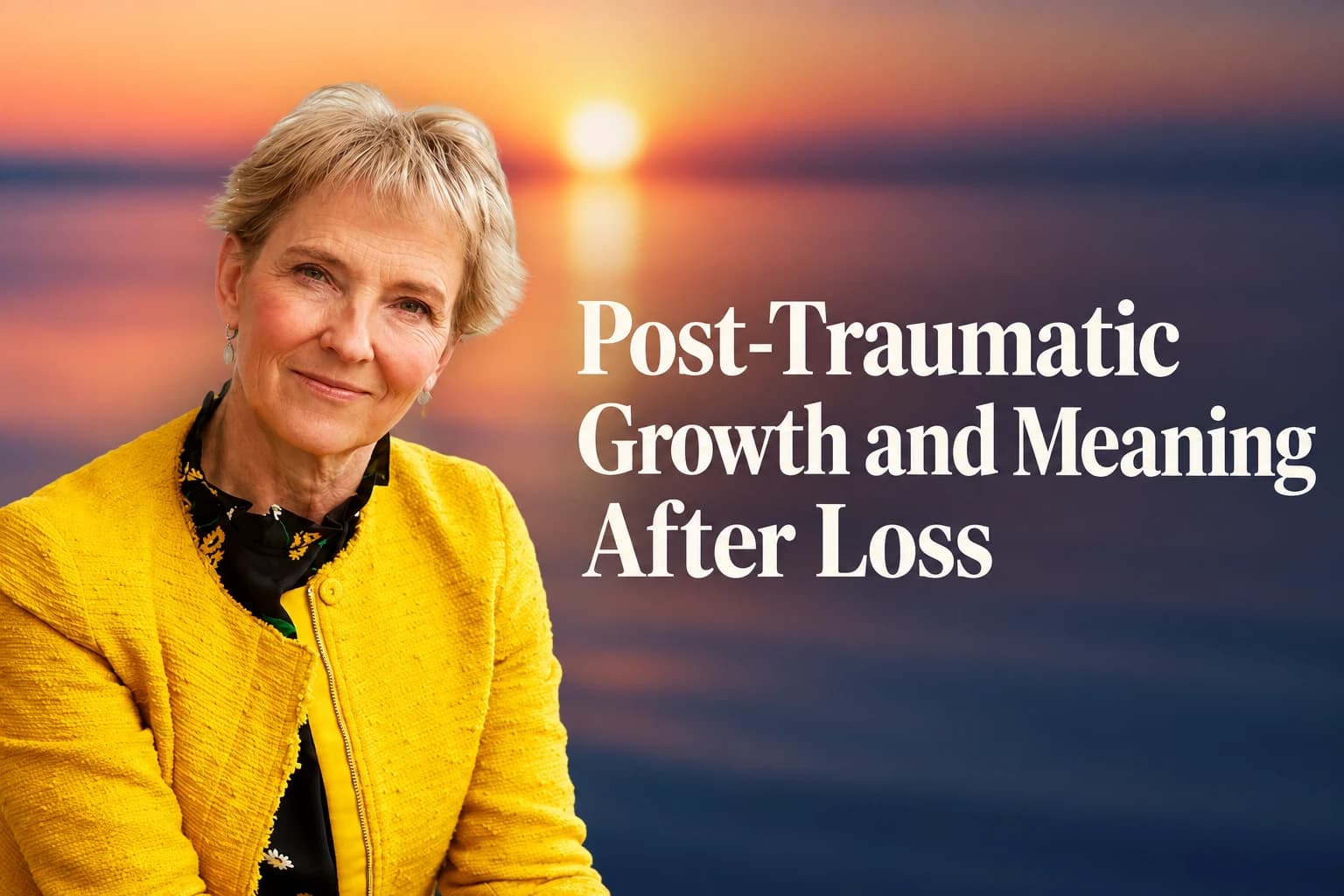 Video still from "Post-Traumatic Growth and Meaning after Loss"